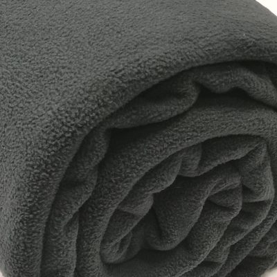 70% Cotton Fleece (Brushed) - Charcoal Grey