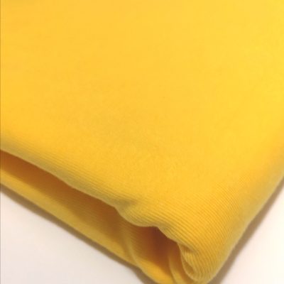 Cotton Knit - (Interlock) - Canary Yellow