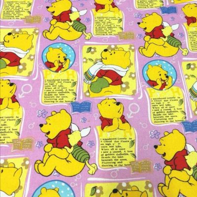 Denim / Twill 100%Cotton - Printed Winnie the Pooh