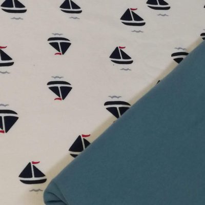 Combo - 1/2m Sailboats + 1/2m Blue