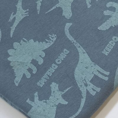 Cotton Knit - (Interlock) Dino Dreams (Dinosaurs)