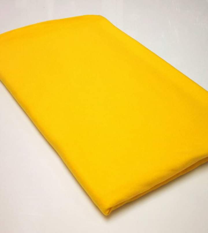 Yellow Bright – Cotton Lycra 220gsm | FabricStore