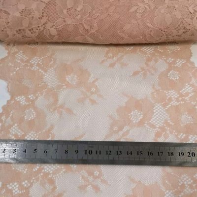 Nylon Lace Trim - Peach