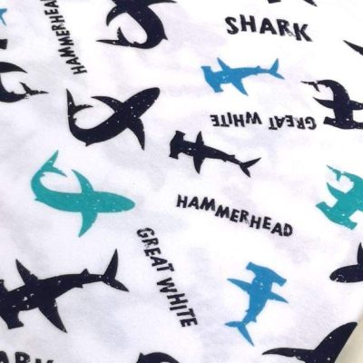 Cotton Knit - Shark World