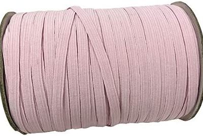 Elastic - 8mm / Braided / light pink