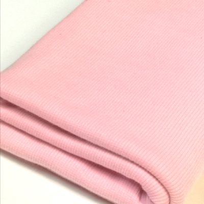 Ribbing 1x1 Cotton (Pink Bubblegum)