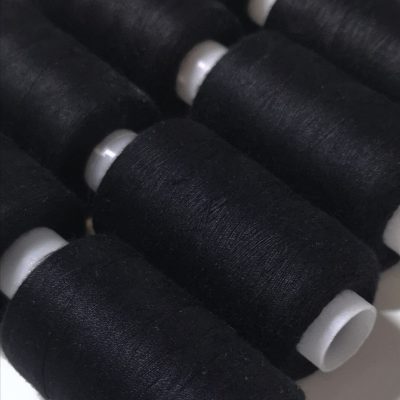 Sewing Thread Cones - Domestic - Black