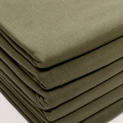 Viscose Cotton Lycra (Precuts) 90cm X 1m90 - Dark Olive