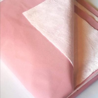Softshell (Waterproof) - Salmon (Light) Minky Fleece Inner