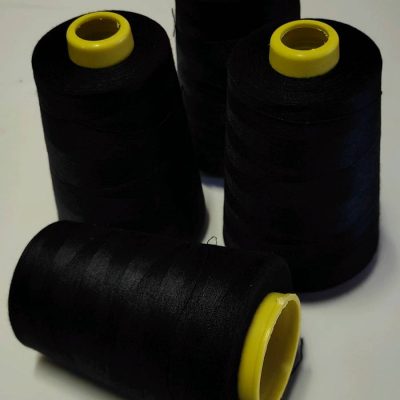 Industrial Sewing Thread 5000m Cones - Black