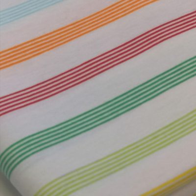 Cotton Knit / Multicolored (5-pinstripes combilation ) Stripes