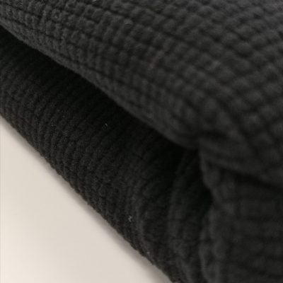 Microfleece - Soft Waffle - Black