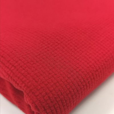 Microfleece / Waffle / Red