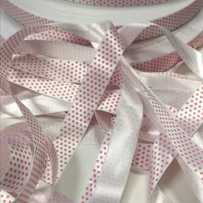 Pink Gingham Ribbon/ Plaid Ribbon/ Pink Ribbon/ Torn Ribbon/ Frayed Ribbon/  Pink and White/ Scrapbooking Ribbon/ Cardmaking/ Packaging