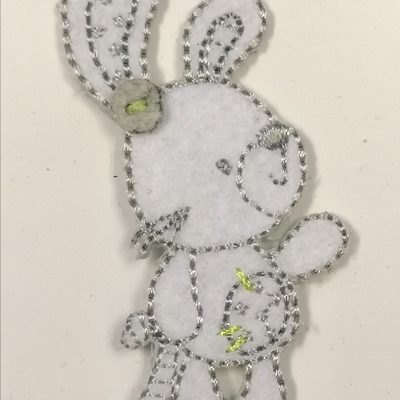 Cute Bunny Rabbit (iron-on) Embroidered