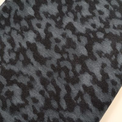 Cotton Lycra 190gms / Charcoal Cheetah Print
