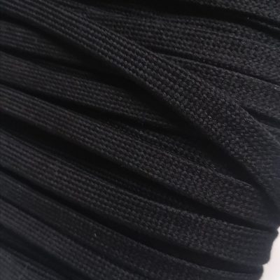 Cord / Drawstring / Flat Cord (15mm) Black