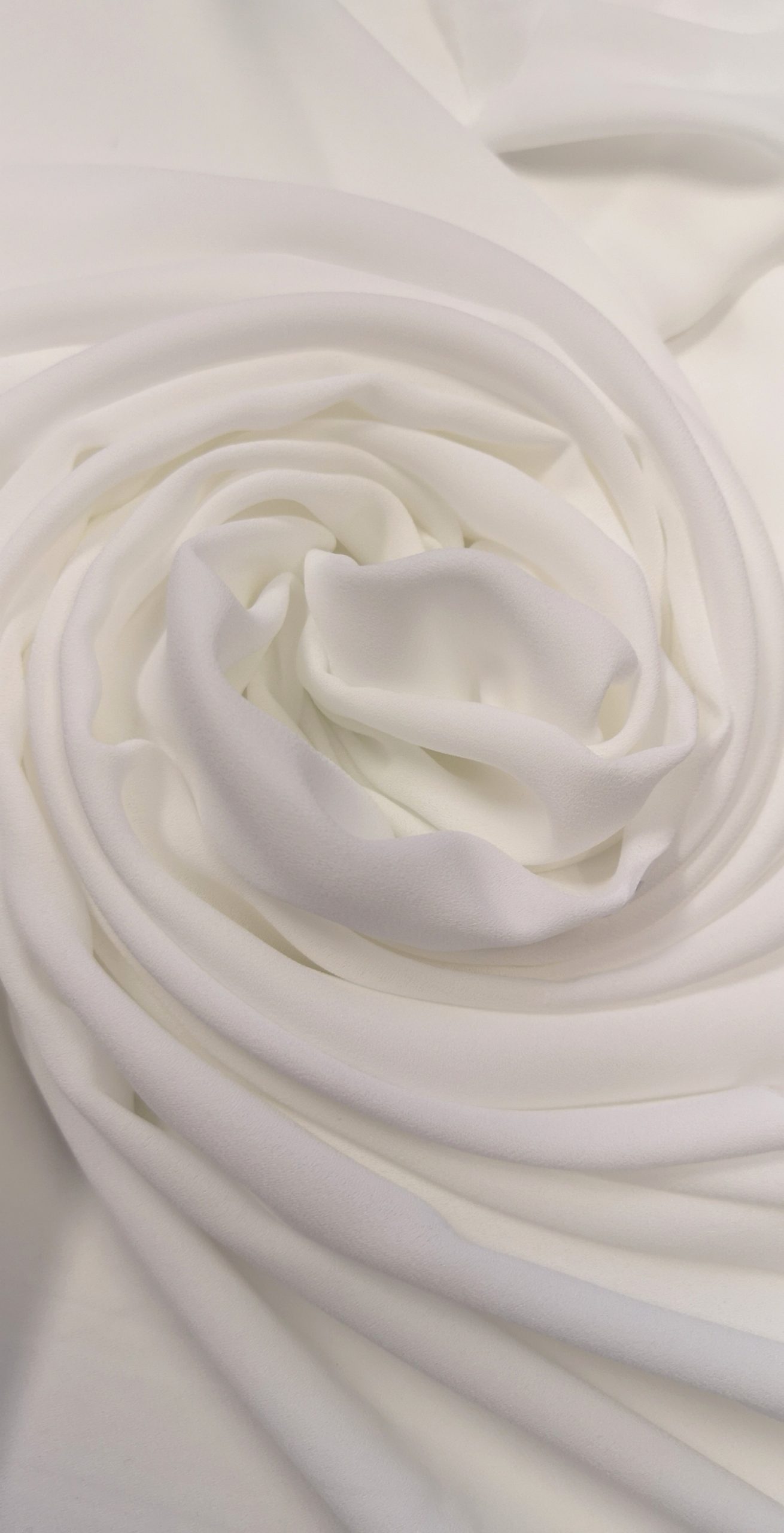 Chiffon – Precuts (1m x 1m30) Soft White | FabricStore