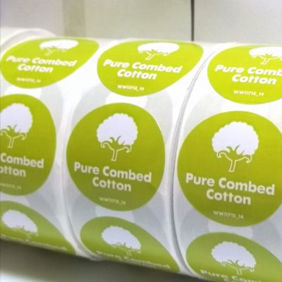 Lables - 1000 Roll -  Self Adhesive (Pure Combined Cotton)