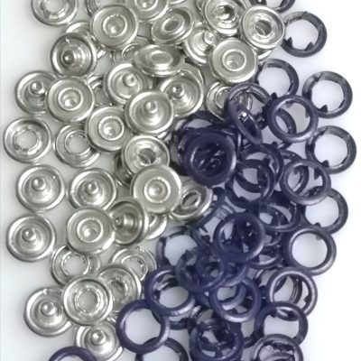 Snaps - Metal (25 sets Navy Blue)