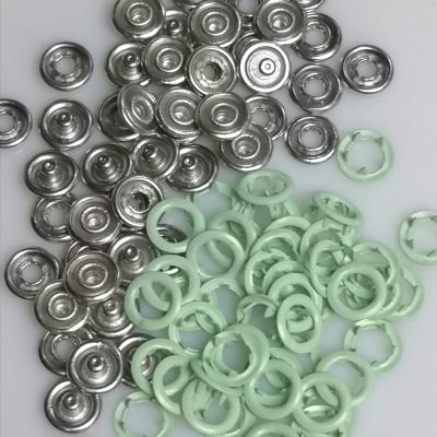 Snaps - Metal (20 sets) - Mint Green