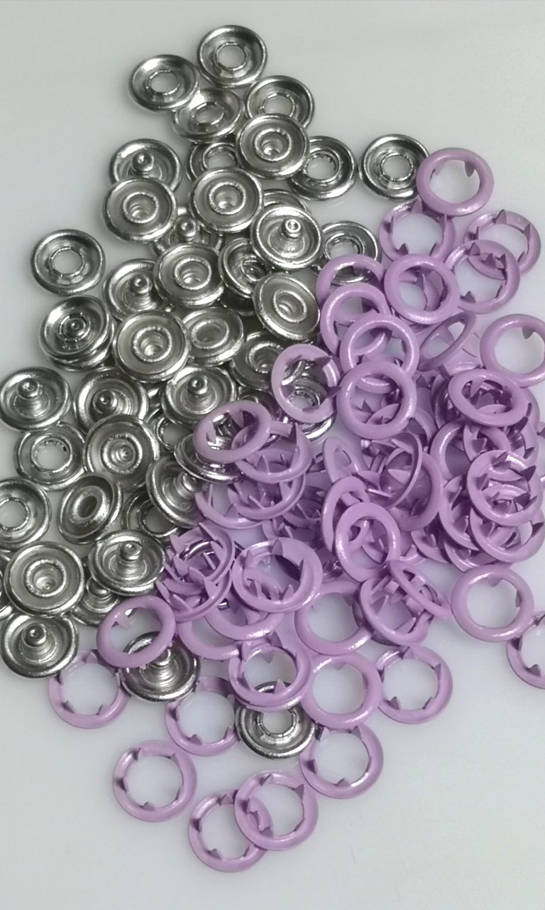 Snaps Metal (20 sets) Lilac ) FabricStore