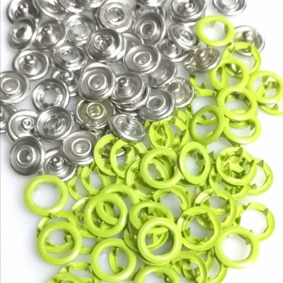 Snaps Metal (20 sets) Lime Green