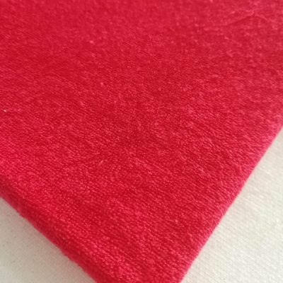Bamboo Terry Toweling (Small Loop) - Red