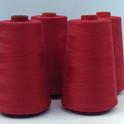Cotton Thread 5000m - Red (industrial overlocker)