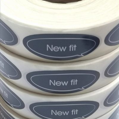 Roll of 1000 - Sticker Lables - ( New Fit )