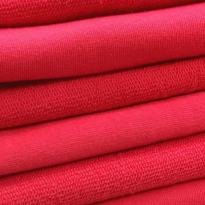 French Terry - Precuts ( 60cm x 60cm ) Red