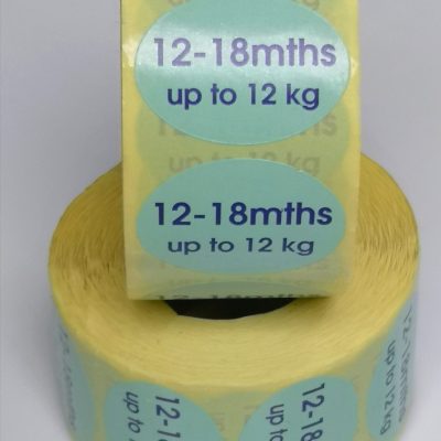 Lables - 1000 ( Self Adhesive ) 12-18mths