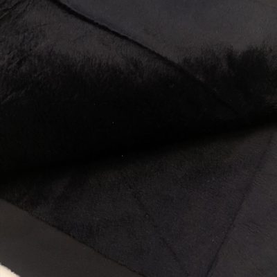DESTASH - Minky Softshell (Waterproof) Black - (1m x 1m50wide)