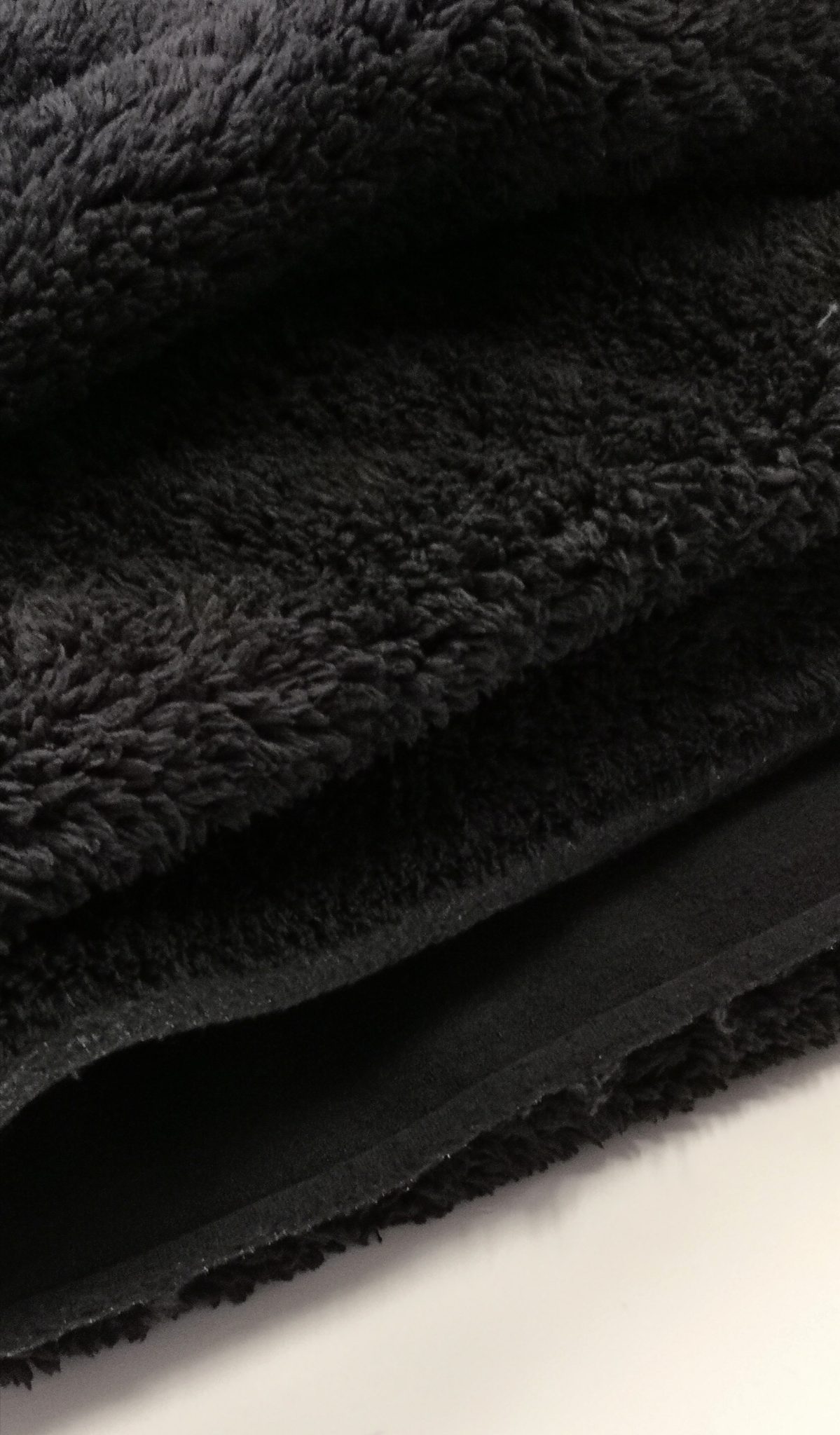 DESTASH – Bonded – Sherpa / Antipill Fleece (1m45 x 1m70wide ) Black ...