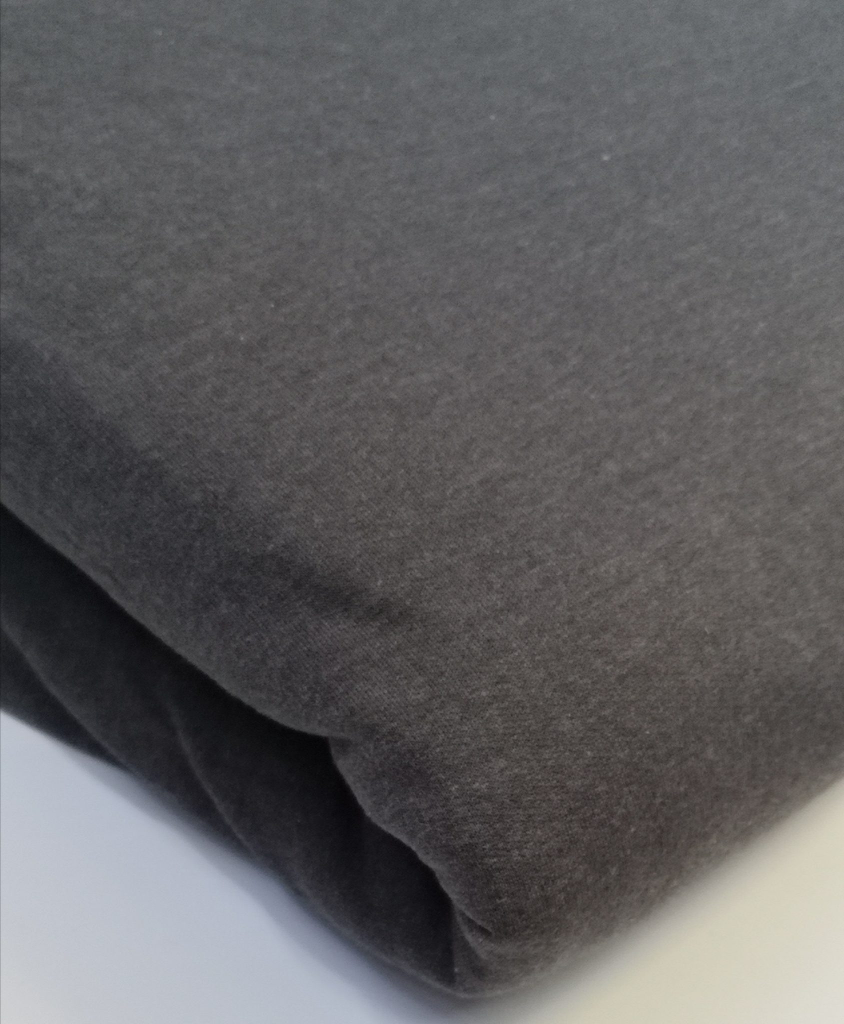 Cotton Fleece 100 Charcoal 2.0 FabricStore