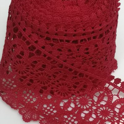 Lace - Trim - 95mm ( Red )