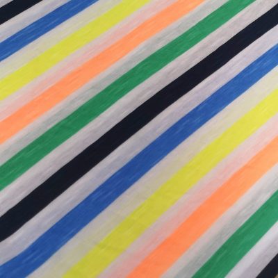 Cotton Knit - Multicolored /Bright Stripes