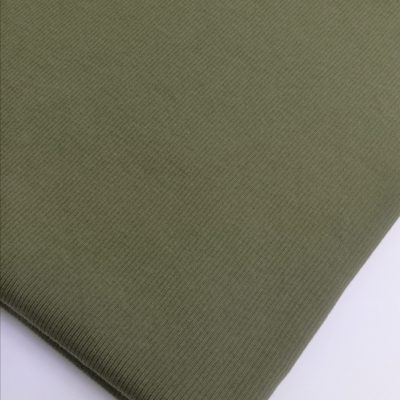 Ribbing / Cuffs / Olive (1m x 1m30)