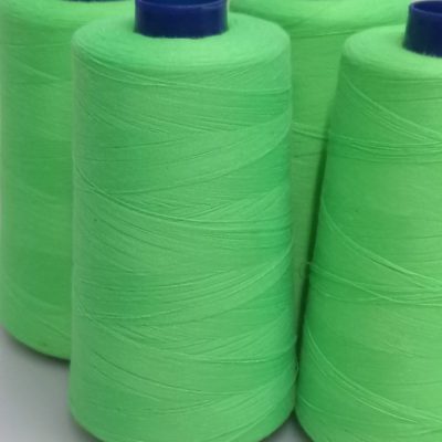 Cotton Thread Industrial (5000m) - Electric Green