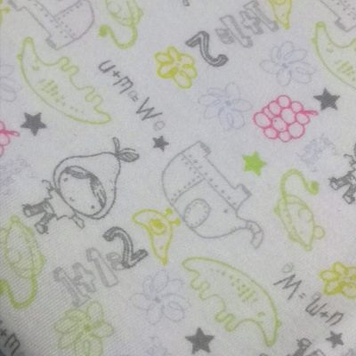 Cotton Knit - Doodle Print - Little Maths Girl
