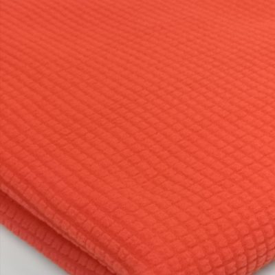 Microfleece - Waffle /4way-Stretch - Orange