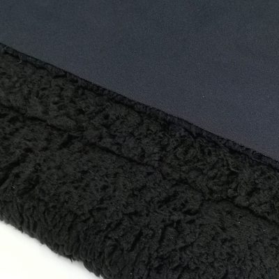 DESTASH - Black Sherpa Softshell (Waterproof) 1meter x 1m45