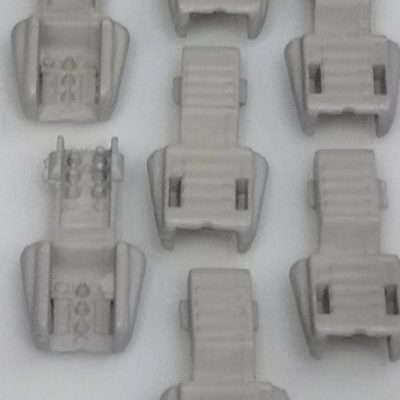 Zipper Pull Clip Covers (5 pack) Grey