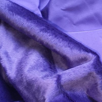 DESTASH - Softshell - Minky - Purple (Waterproof) 1m40 x 1m50