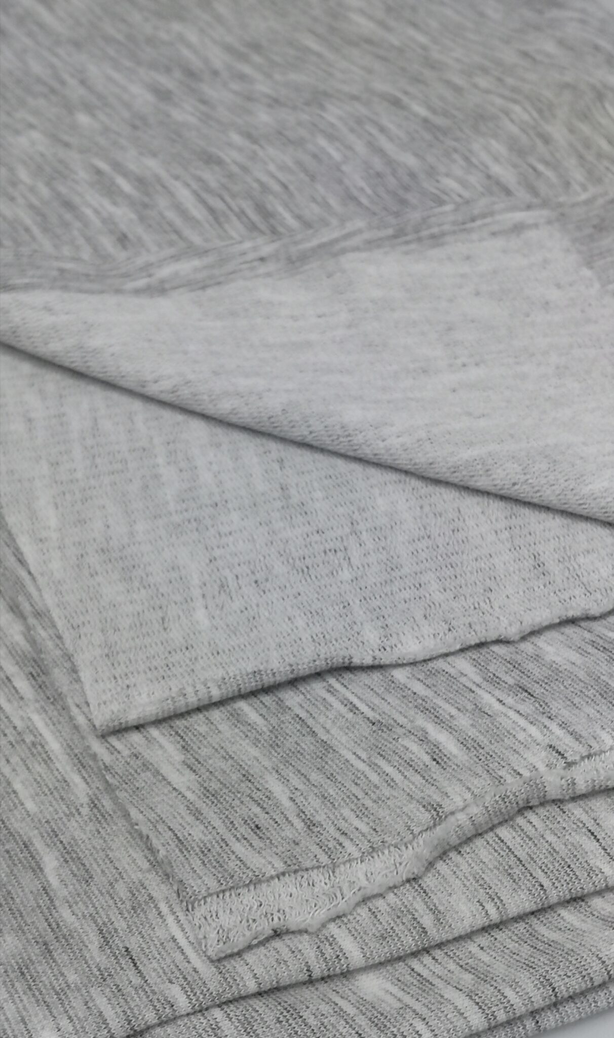 French Terry – Light Grey Melange | FabricStore