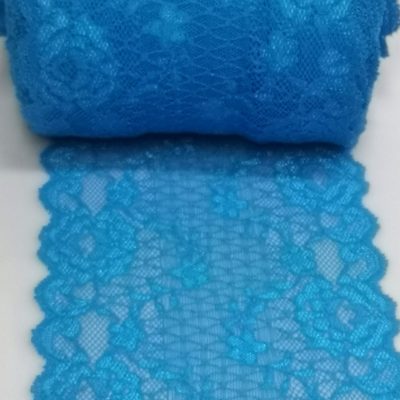 Nylon Lace Trim - Turquoise (140mm)