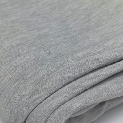 DESTASH - Cotton Lycra 200gms (95cm x 1m70wide) Grey Melange
