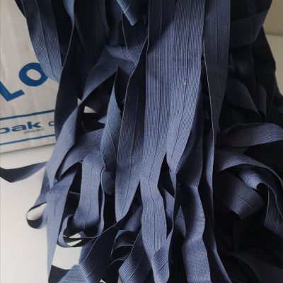 Fold Over Elastic - 20mm - ( Indigo ) - Dusty Blue