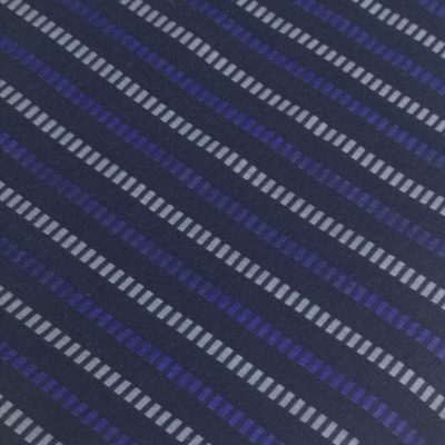 DESTASH - 100% Cotton Woven (1m x 1m50wide) Blue Broken Stripe Design