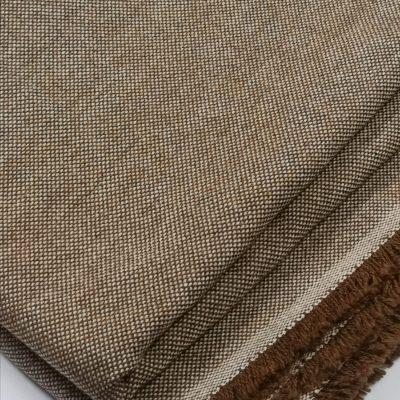 Thick Tweed Fabric - Golden Brown